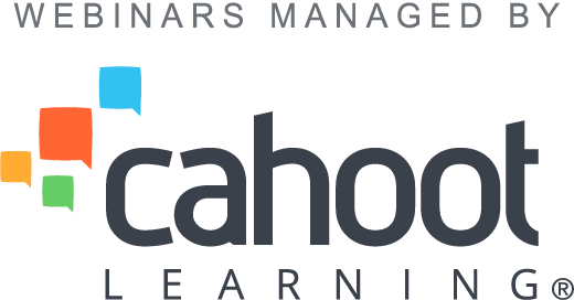 Webinars managed by Cahoot Learning